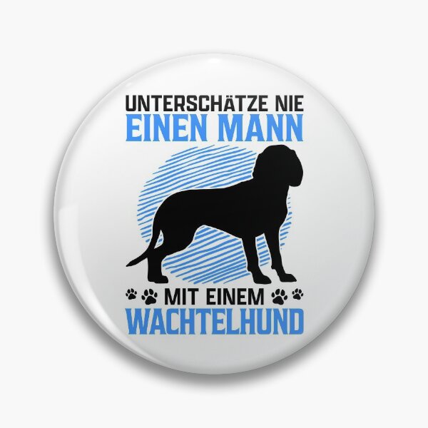 Item preview, Man with German Wachtelhund hunting dog designed and sold by madgrfx.
