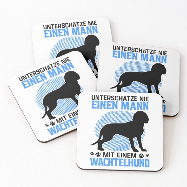 Item preview, Man with German Wachtelhund hunting dog designed and sold by madgrfx.