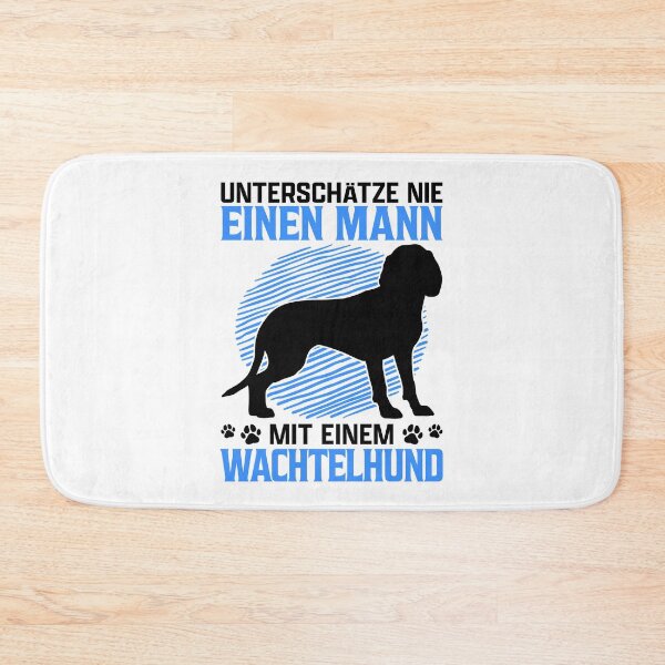 Item preview, Man with German Wachtelhund hunting dog designed and sold by madgrfx.