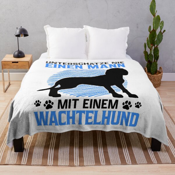 Item preview, Man with German Wachtelhund hunting dog designed and sold by madgrfx.