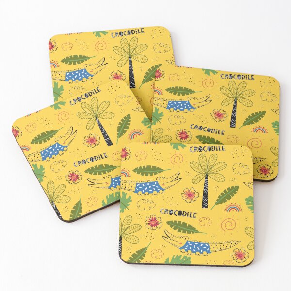 Aperçu de l'œuvre Safari Crocodile Kids Animal Collection créée et vendue par GeeHanz.