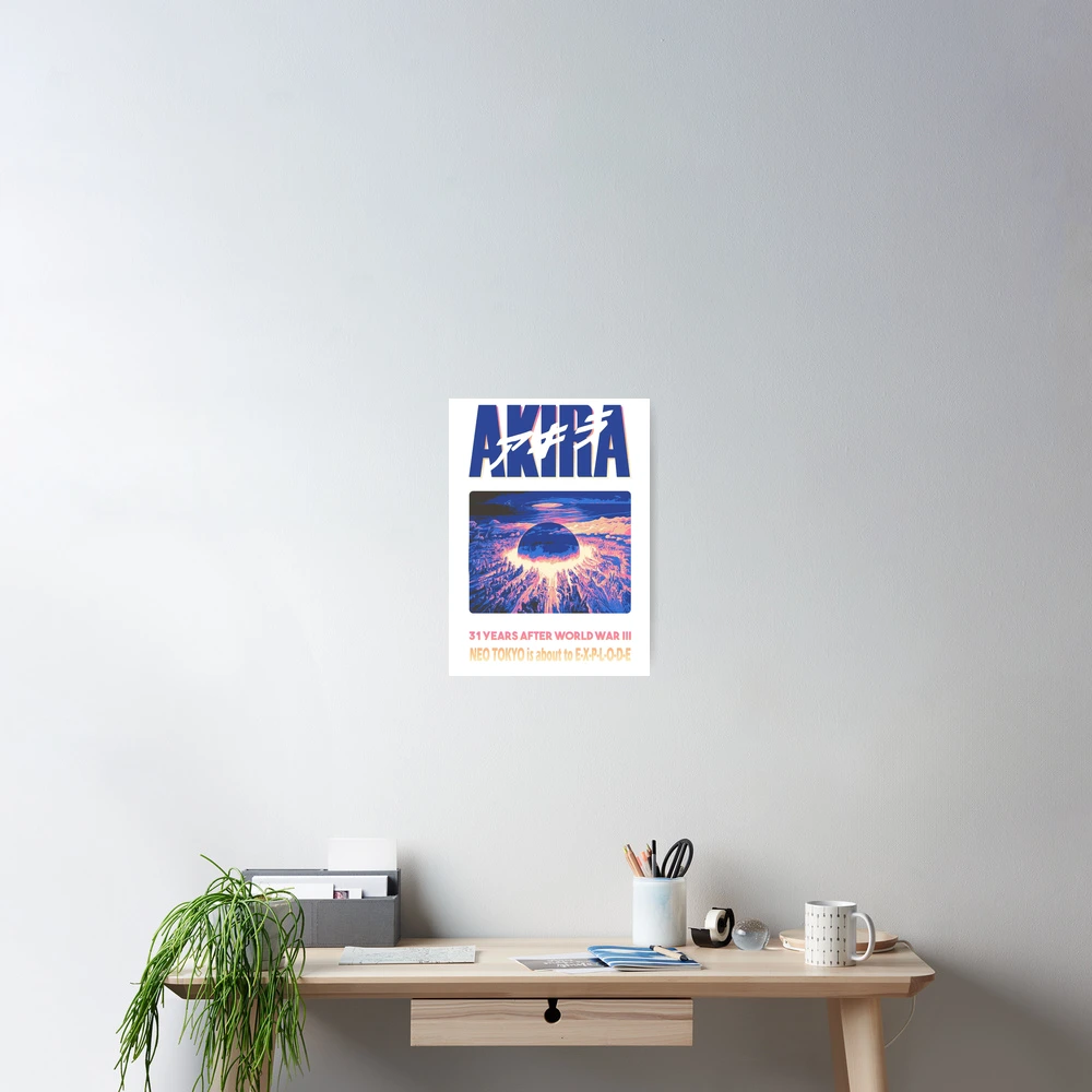 AKIRA A.D.2019NEO-TOKYO ポスター AD 2019 Neo Tokyo is about to explode