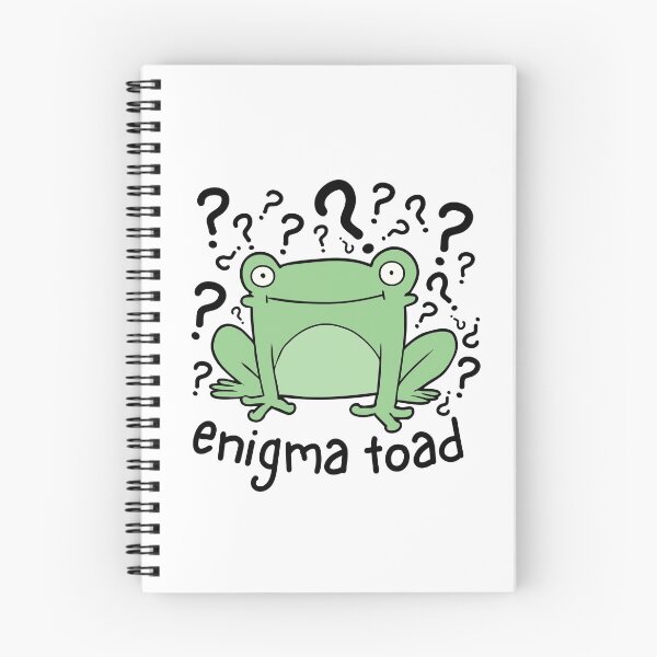 Item preview, Enigma toad - Animal pun designed and sold by The Agreeable Raven.