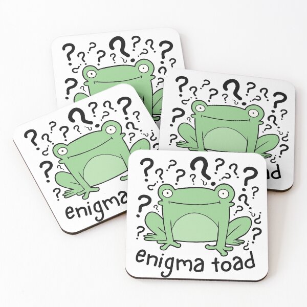 Item preview, Enigma toad - Animal pun designed and sold by The Agreeable Raven.
