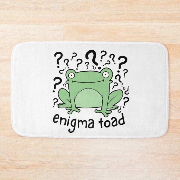 Item preview, Enigma toad - Animal pun designed and sold by The Agreeable Raven.