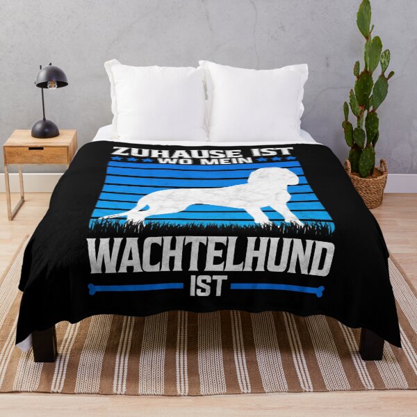 Item preview, German Wachtelhund home hunting dog saying designed and sold by madgrfx.