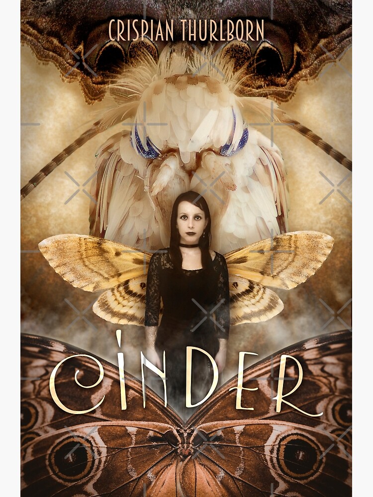 cinder-book-cover-poster-for-sale-by-wyldwoodbooks-redbubble