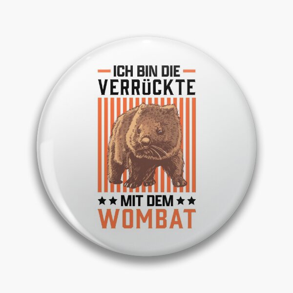 Item preview, Crazy with wombat marsupial Australia travel designed and sold by madgrfx.