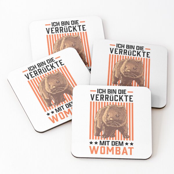 Item preview, Crazy with wombat marsupial Australia travel designed and sold by madgrfx.