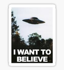 I Want To Believe Sticker