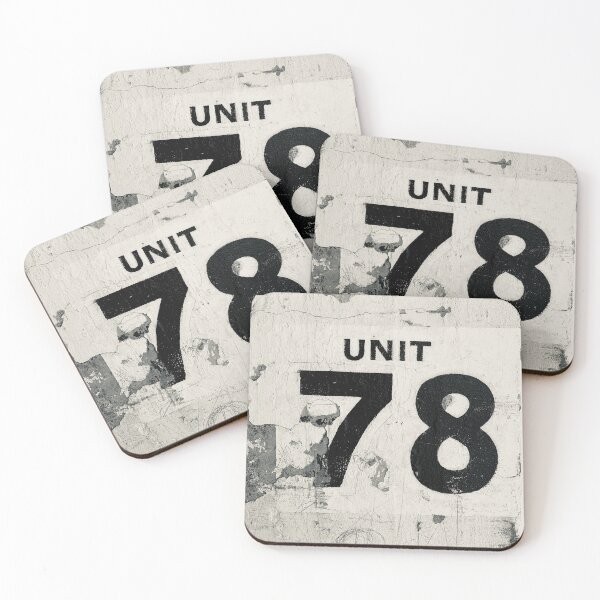 Item preview, Unit 78, black numbers designed and sold by veraD58.