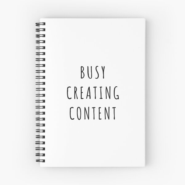 Item preview, Busy Creating Content designed and sold by quoteedesigns.
