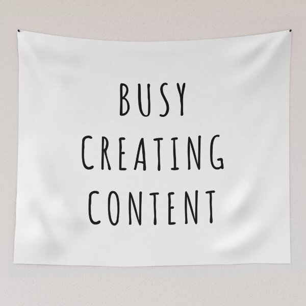 Item preview, Busy Creating Content designed and sold by quoteedesigns.