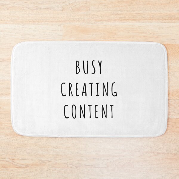 Item preview, Busy Creating Content designed and sold by quoteedesigns.