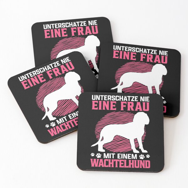 Item preview, Woman with German Wachtelhund hunting dog designed and sold by madgrfx.