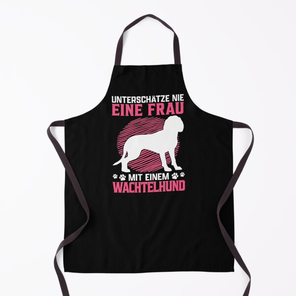 Item preview, Woman with German Wachtelhund hunting dog designed and sold by madgrfx.