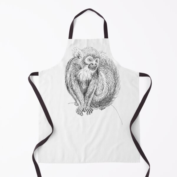 Item preview, Squirrel Monkey Drawing designed and sold by LauraWolfArtist.