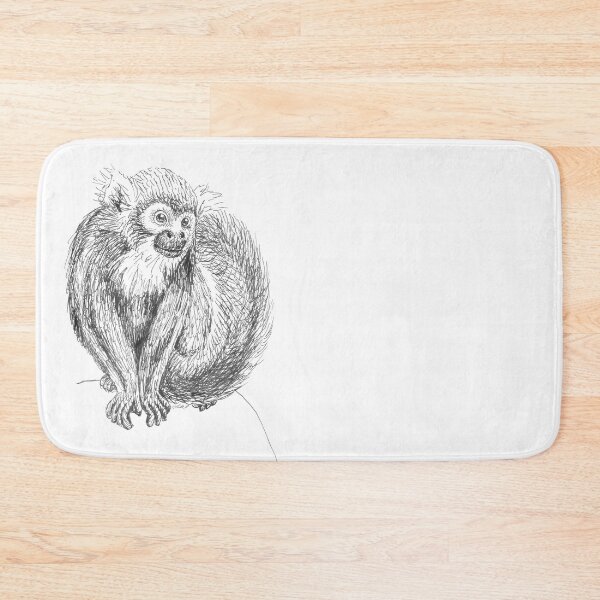 Item preview, Squirrel Monkey Drawing designed and sold by LauraWolfArtist.