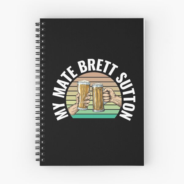Item preview, My Mate Brett Sutton | Retro Sunset | Beer  designed and sold by NoirOwned.