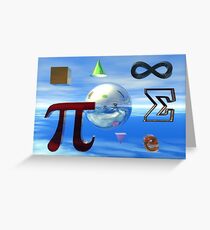 Math Symbols Greeting Card
