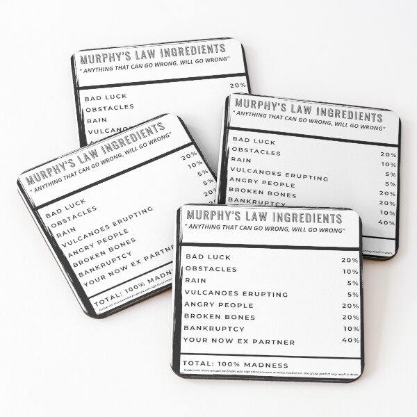Item preview, Murphy's Law Ingredients designed and sold by TheContactor.