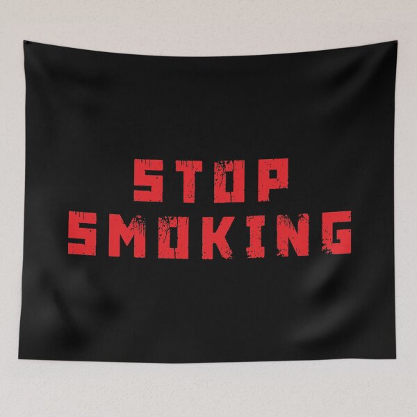 Item preview, Stop Smoking Red Vintage Text  designed and sold by cartyourchoice.