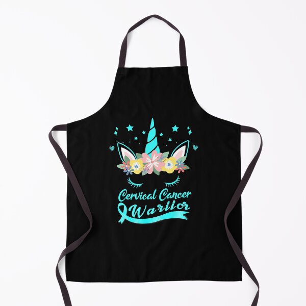 Item preview, Unicorn Face Cervical Cancer Awareness designed and sold by GloriaStace.