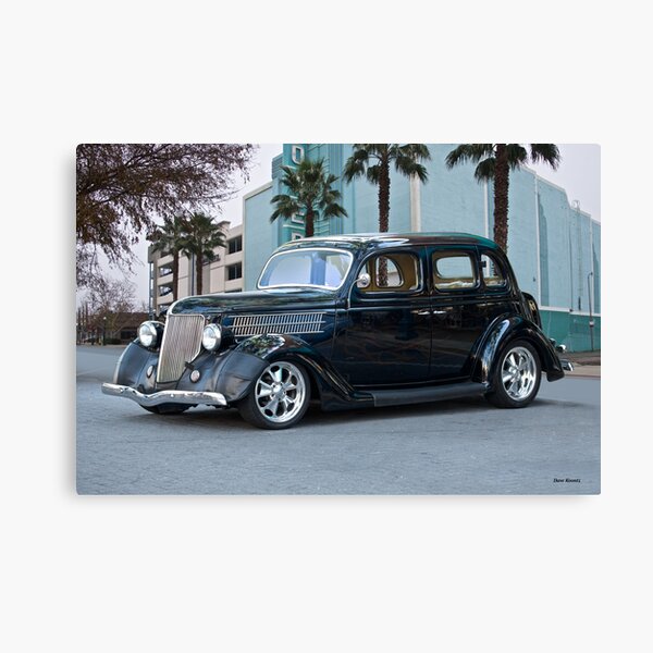 1936 Ford 'Deco Deluxe' Sedan Canvas Print