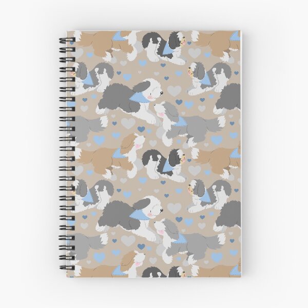 Item preview, Sheepdog types (blue/beige) designed and sold by animalartbyjess.