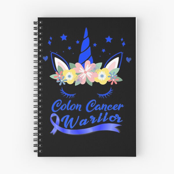 Item preview, Unicorn Face Colon Cancer Awareness designed and sold by GloriaStace.