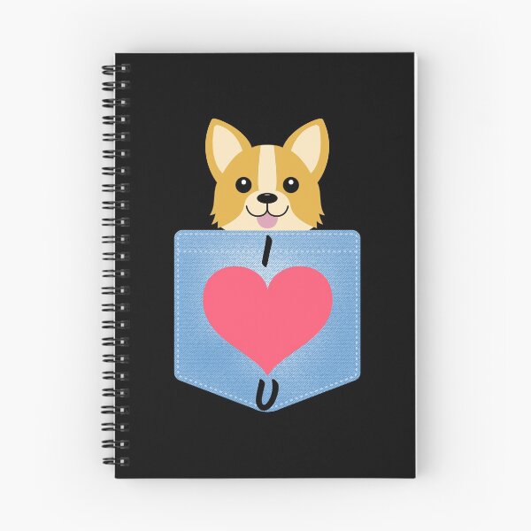 Artikelvorschau, I Heart You Pocket Welpe entworfen und verkauft von Universal Print.