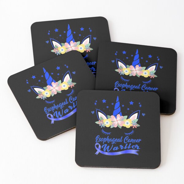 Item preview, Unicorn Face Esophageal Cancer Awareness designed and sold by GloriaStace.