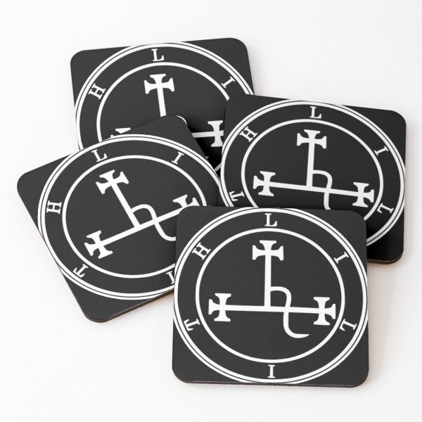Item preview, Lilith Black Female Devil Satanic Pagan Lilith Samael Witchcraft Symbol Occult Satanic Gothic Lilith Sigil  designed and sold by Reign Of Darkness.