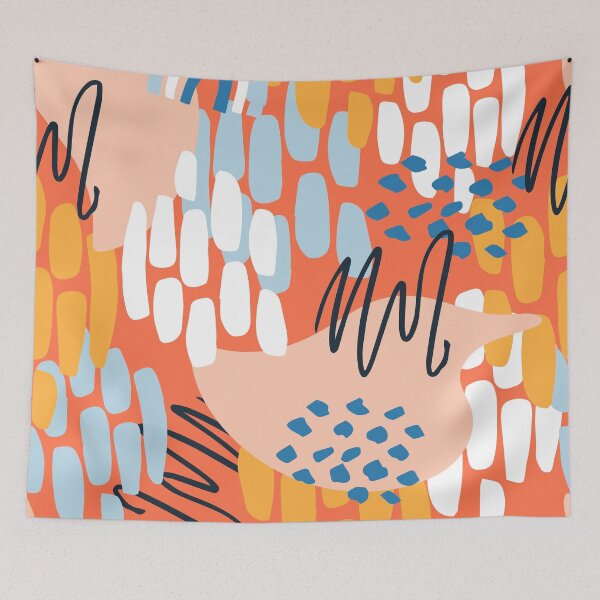 Item preview, Tangerine, Mustard And Blush Modern Contemporary Pattern  designed and sold by DEC02.