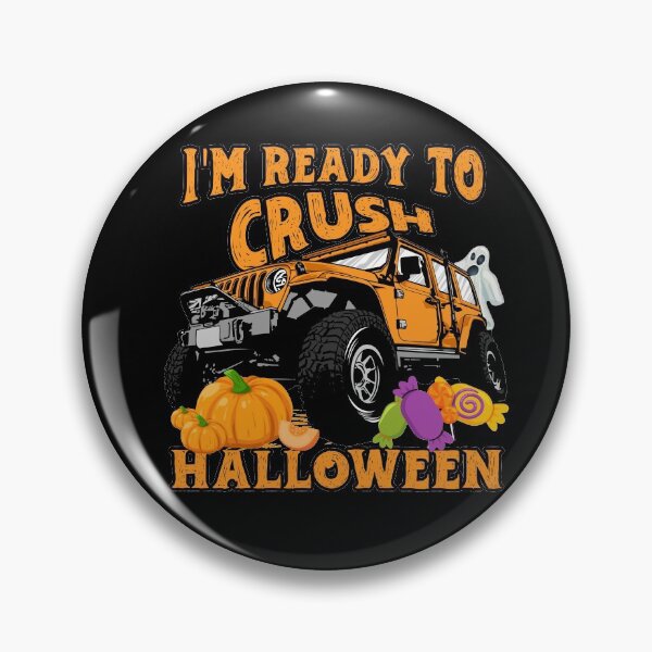 Artikelvorschau, Ich bin bereit, Halloween Tag 2021 Monster Truck Kostüm süßer Kürbis gruselig und Horror zu zerquetschen entworfen und verkauft von dianoo.