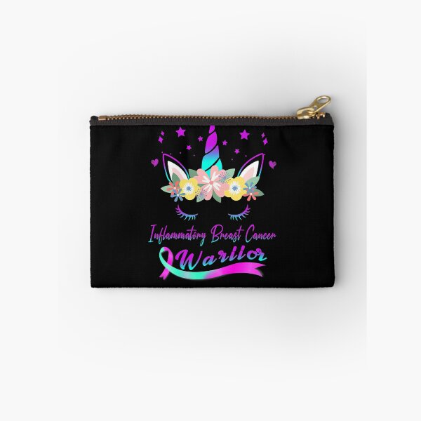 Item preview, Unicorn Face Inflammatory Breast Cancer Awareness designed and sold by GloriaStace.