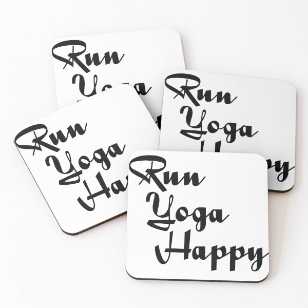 Item preview, Run Happy Yoga designed and sold by PhilHewitt.