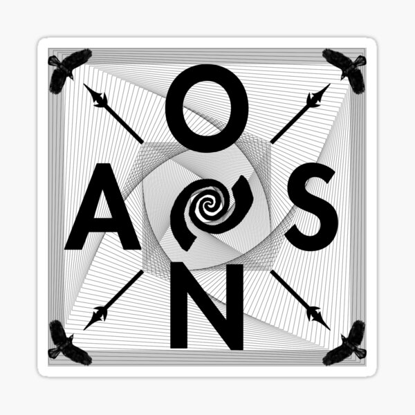 OASN Cover White Sticker