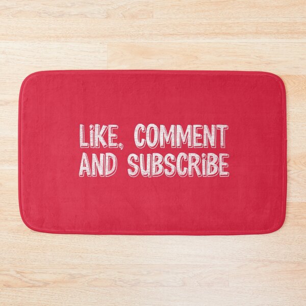 Item preview, Like Comment And Subscribe designed and sold by FontGraphics.