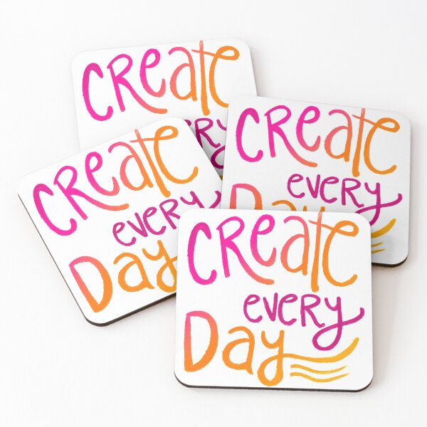 Item preview, Create Every Day - colorful inspiration for artists and makers designed and sold by thephoenixsoul.