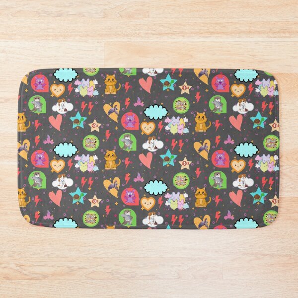 Item preview, colored animal pattern, dogtor, otter, bat, unicorn, designed and sold by cutenessing.