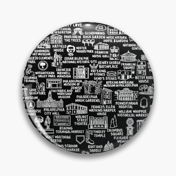 Item preview, Philadelphia Map designed and sold by fiberandgloss.