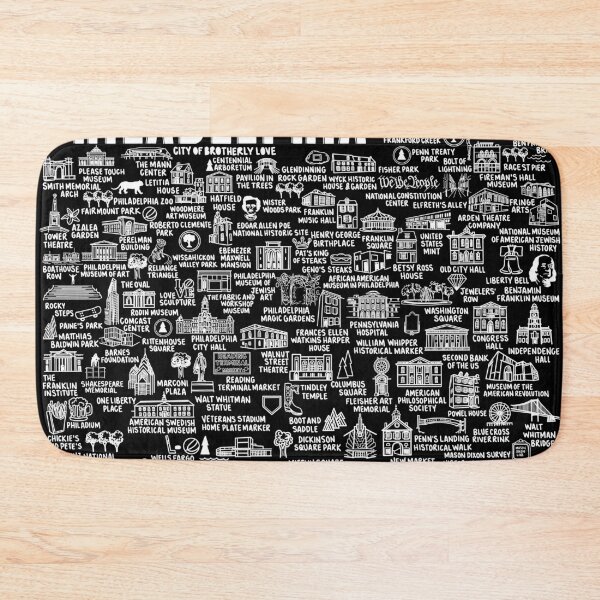 Item preview, Philadelphia Map designed and sold by fiberandgloss.