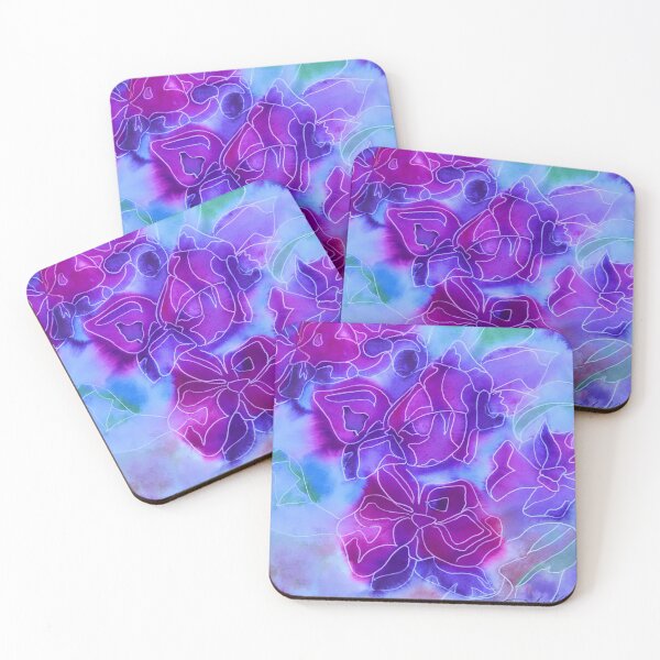 Item preview, Wild Orchids Abstract designed and sold by batikandesigns.