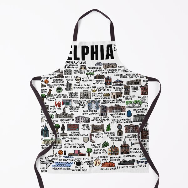 Item preview, Philadelphia Map designed and sold by fiberandgloss.