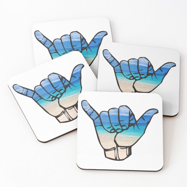 Item preview, Beach Shore Aloha Hang Loose Shaka Hawaii Hand Sign designed and sold by NamColors.
