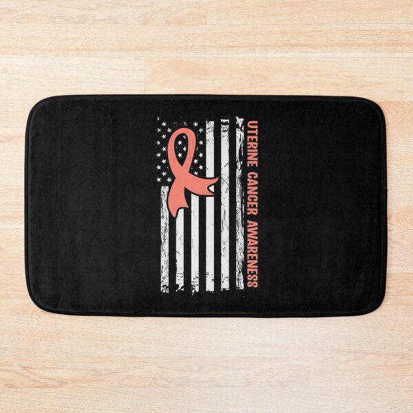 Item preview, Uterine Cancer Awareness American Flag designed and sold by GloriaStace.