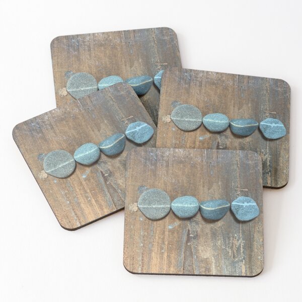 Item preview, Family of Four Wishing Stones on Wood designed and sold by grygiel5.