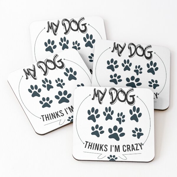 Item preview, My Dog Thinks Im crazy T SHirt, Funny Dog Shirt, Mens Dog T shirt, Gift for Dog Lovers, Shirt for Dog Owners, Gift for Dog Owner designed and sold by shopenew ⭐⭐⭐⭐⭐.