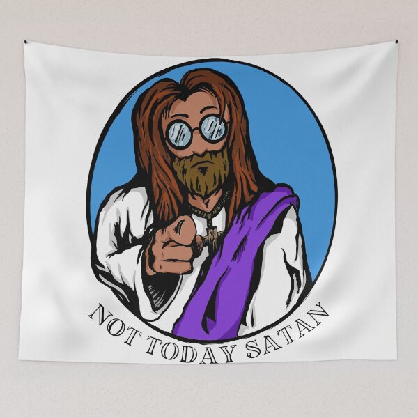 Item preview, Not Today Satan! designed and sold by Wimbleshores.